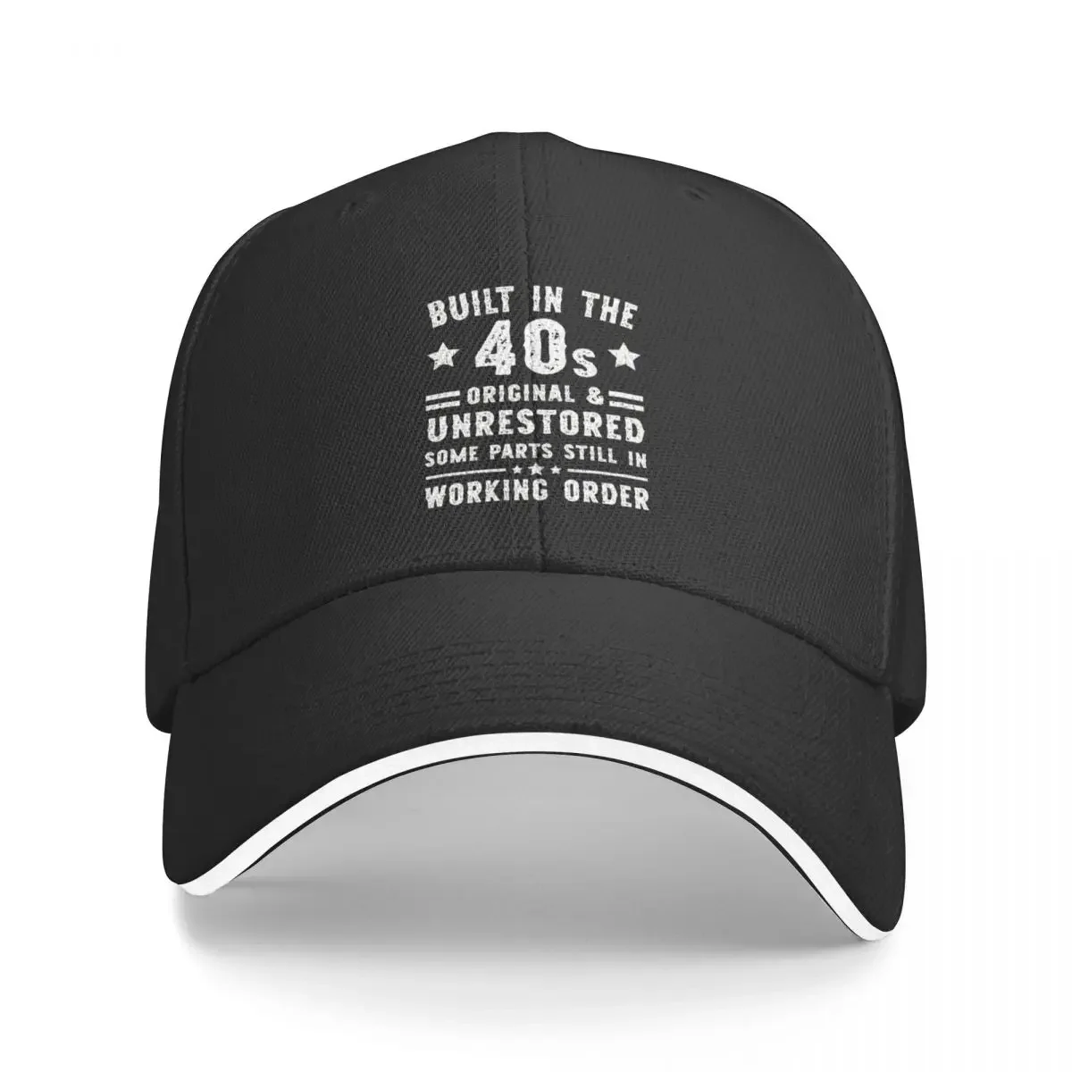 Built In The 40s Original Unrestored Some Parts Still In Working Order Baseball Cap Icon birthday Men Golf Wear Women's