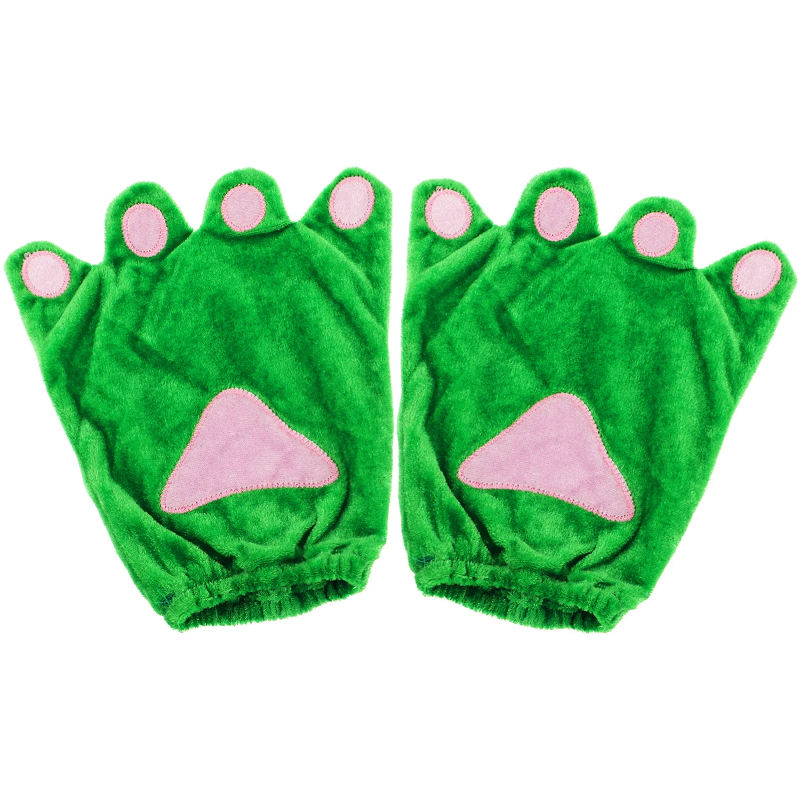 

Frog Costume With Claws For Halloween Party Performance Cute Animal Paw Outfit Accessories Soft Bear Wolf Cosplay