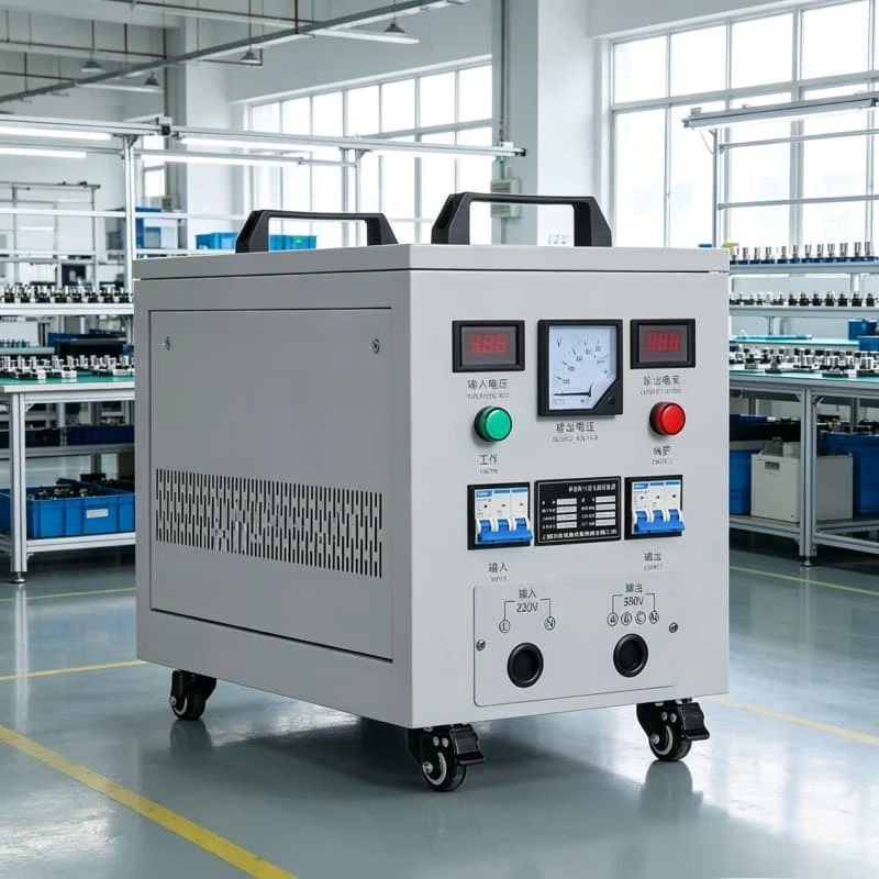 Three Phase Dry Type Isolation Transformer 10KVA-500KVA Customized 380V To 220V Servo Voltage Conversion Industrial Equipment