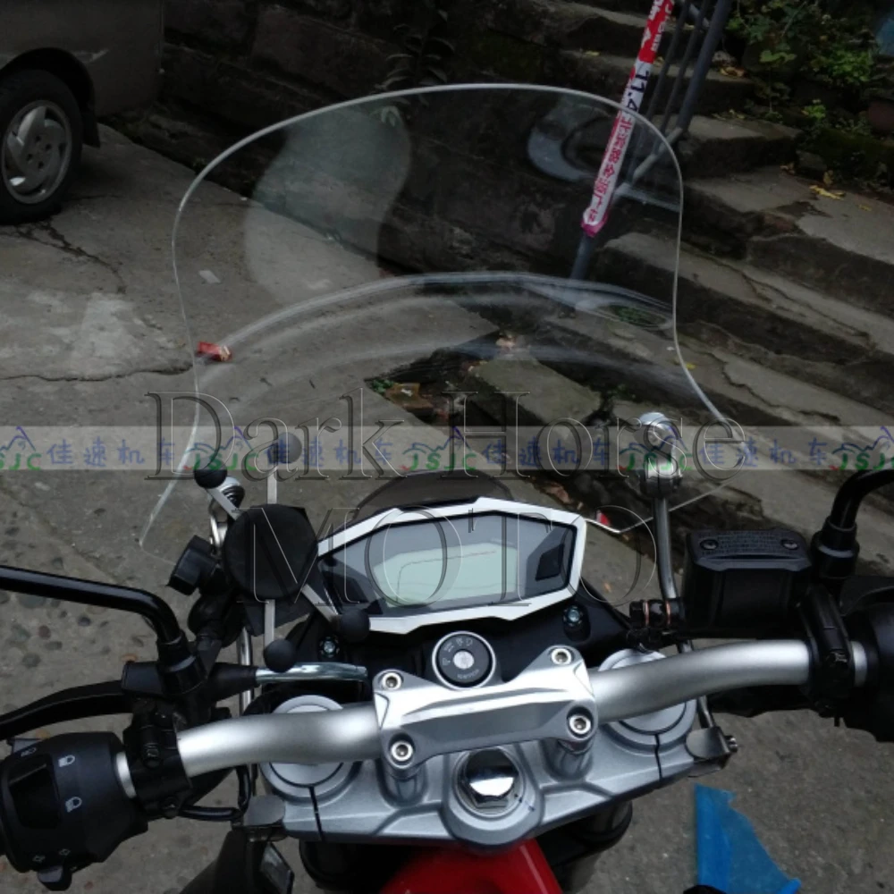 Motorcycle Windshield Heightened Windshield Imported Glass Front Windshield Windshield FOR Loncin VOGE 300R 300-R