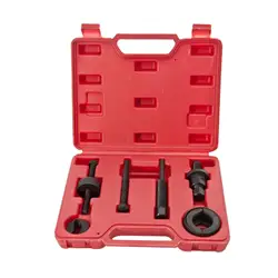 Power Steering Pulley Remover Installer Tool Kit, Steering Pulley Puller, with Portable Carry Case, Repair Car Repair Tool