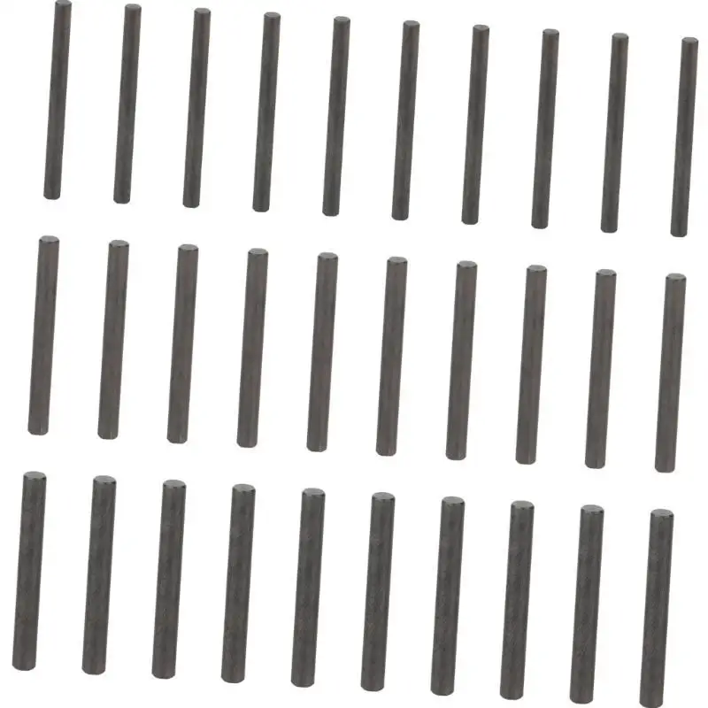 652F 30Pcs Furniture Fitting Dowel Pin 8/10/12mm Dowels Hard Grooved Plugs Furniture Woodwork Grooved Fluted Pin