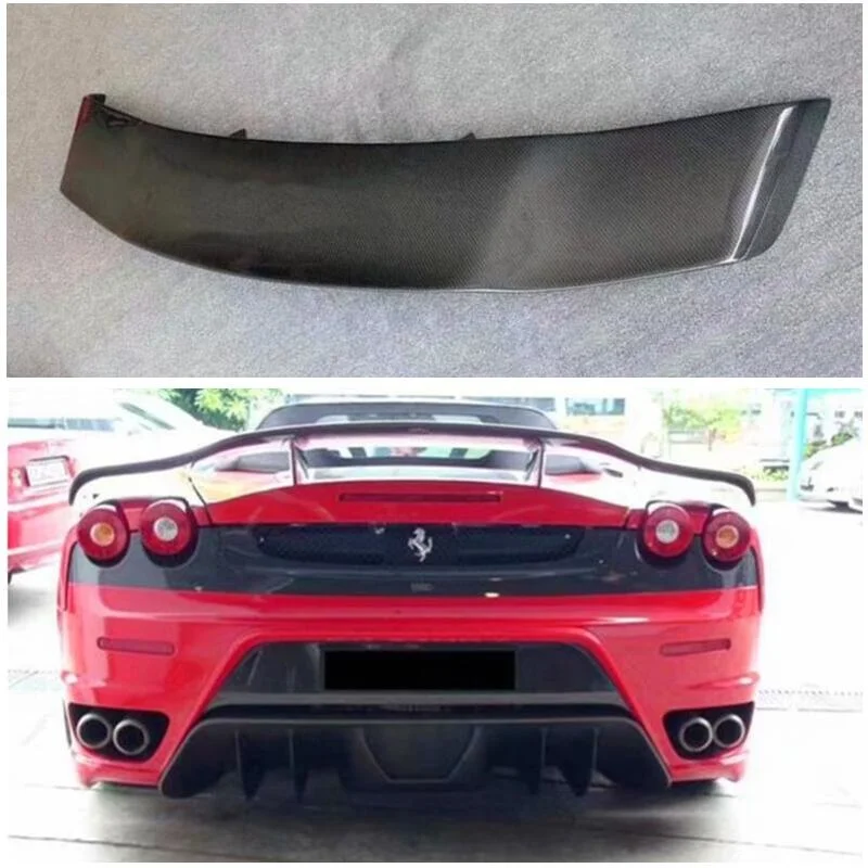 

For Ferrari 430 High Quality Real Carbon Fiber Spoiler REAR WING TRUNK LIP SPOILERS GT-Style