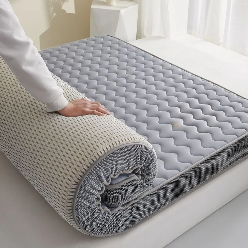 High-density thickened sponge latex layer memory mattress, non-collapse household cushion tatami student dormitory mattress