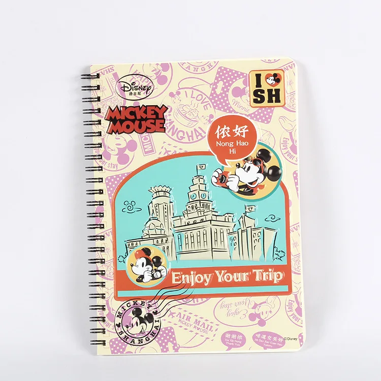 50-page Disney Creative Mickey Notebook Coil This Student Stationery Notebook Cartoon A5 Book Office Writing Supplies Gift