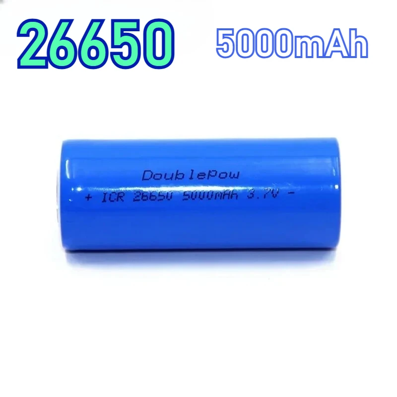 

Литиевая батарея 5000 мАч 26650 3,7 В, аккумуляторные батареи + зарядное устройство для сильного света, фонарик, солнечный уличный фонарь, электроинструмент