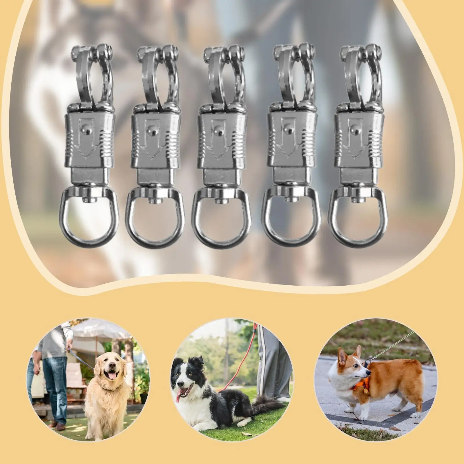 5Pcs Panic Snaps Quick Release Buckle Clips Horse Snaps for Saddles Paracord