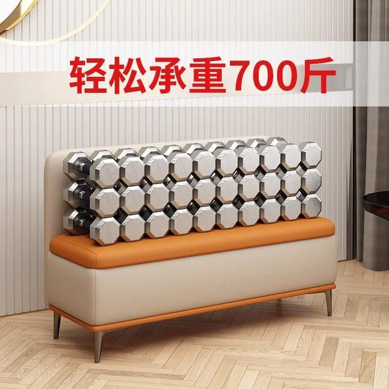 Shoe changing stool Storage stool Cat scratching leather backrest Sofa stool Bedside stool Storage clothing and shoe store rest