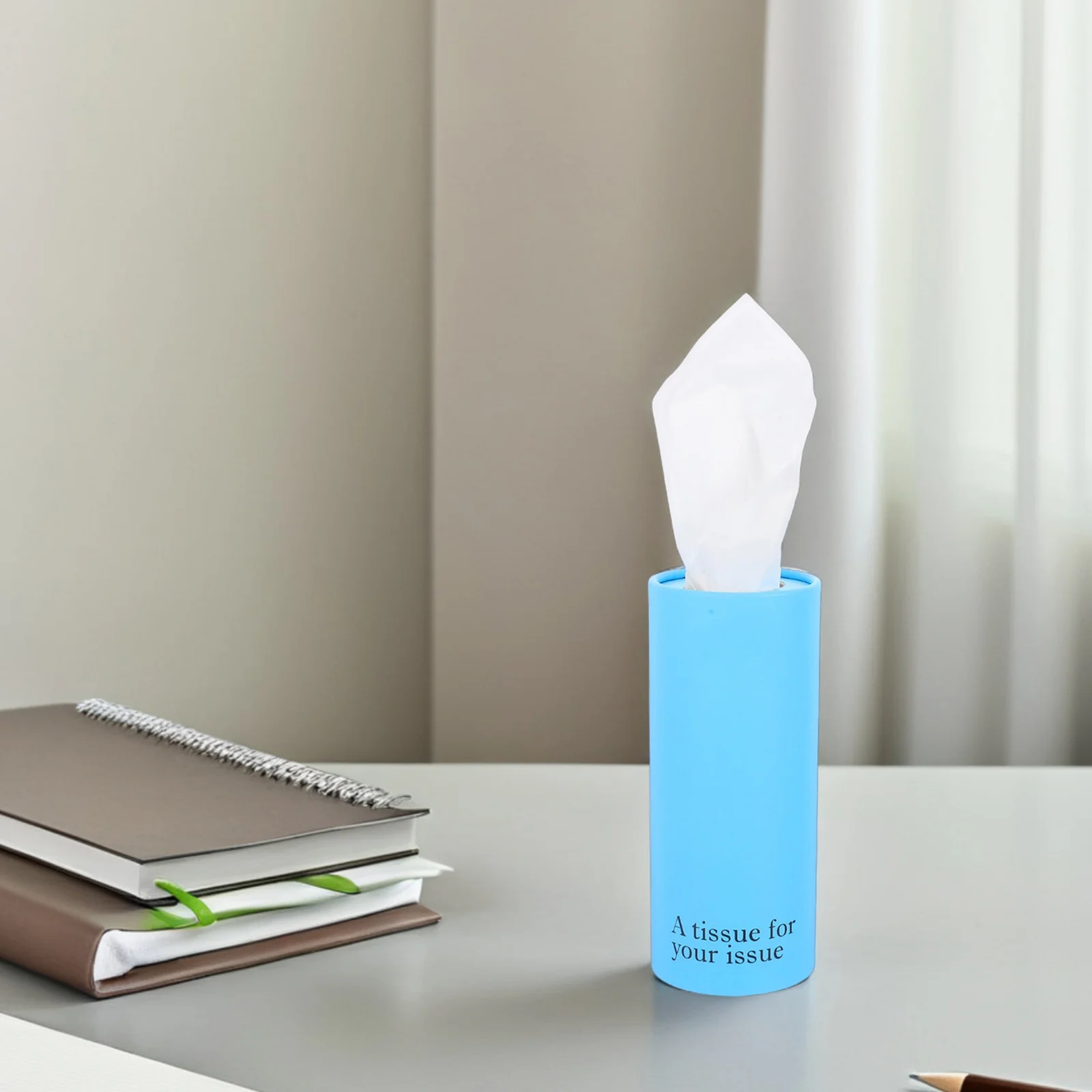 4Pcs Car Tissue Cylinder Portable Round Tissue Box Refillable Paper Container Travel Office Car Cup Holder Round Paper Container