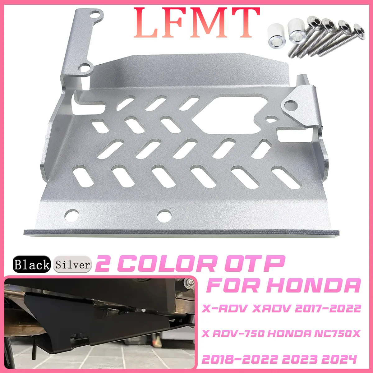 

For Honda NC750 X X-ADV XADV 750 2017-2023 Engine Skid Plate NC750X XADV750 Engine Protector Belly Pan Chassis Bash Plate Covers