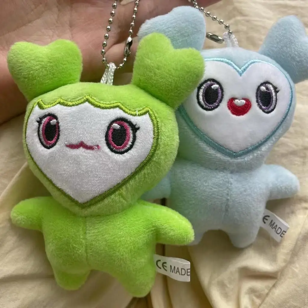 LLavero de juguete de felpa de superestrella Coreana de 10cm, colgante de personaje de dibujos animados, dos veces Momo, muñeco encantador, juguete para Fans y niñas