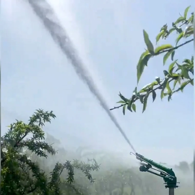 New Free Shipping Longest Throwing 360 Gear Drive Rain Gun Sprinkler Big Farm Irrigation Rain Gun Sprayer Dust Suspression