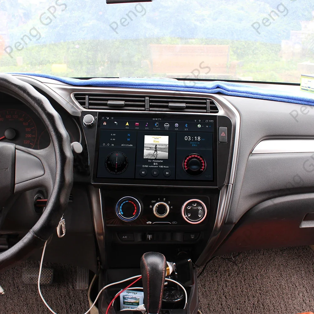 

11.8" Android 13 Car Radio GPS Navigation For Honda City 2015-2020 Multimedia DVD Player Auto Stereo CarPlay Screen Host WIFI BT
