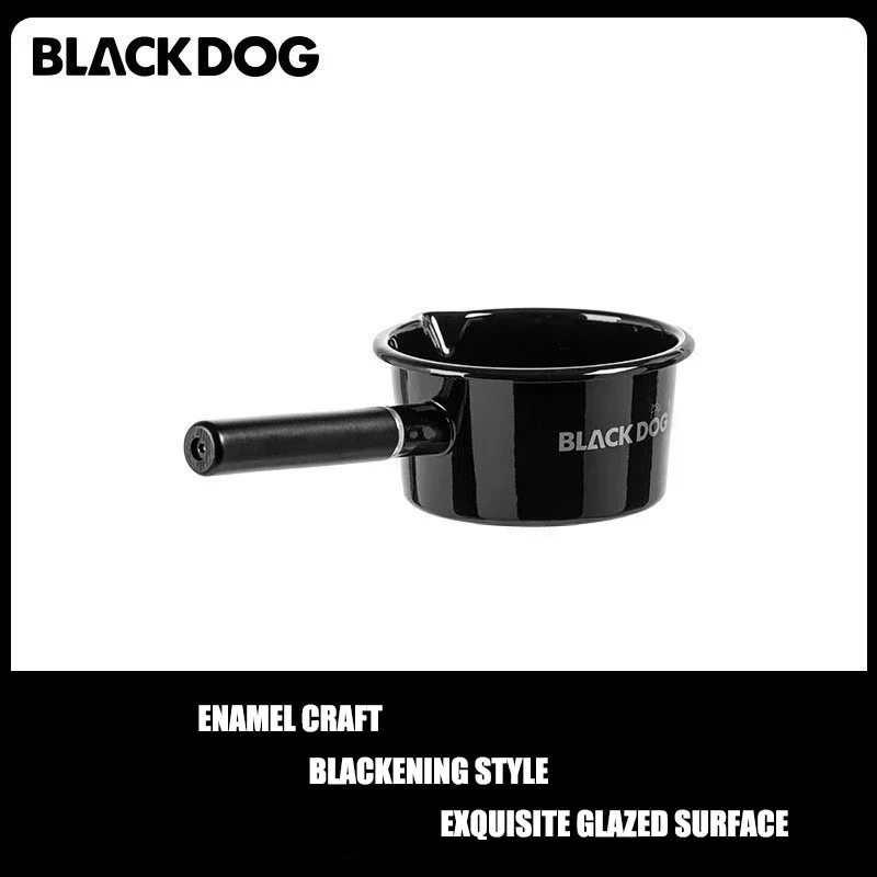 

BLACKDOG 1-2Persons High Beauty Cooking Pot Outdoor Camping Stainless Steel Hot Boil Milk Ultra Light Heat Resistant s