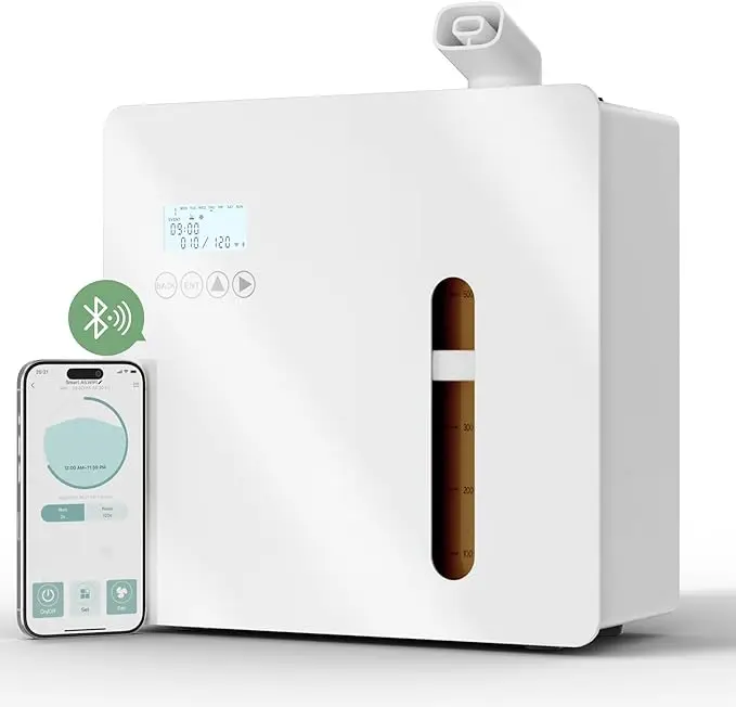 

2025 Upgraded Smart Scent Air Machine For Home Hotel Collection Diffuser HVAC Waterless Essential Oil Diffuser For Large Room