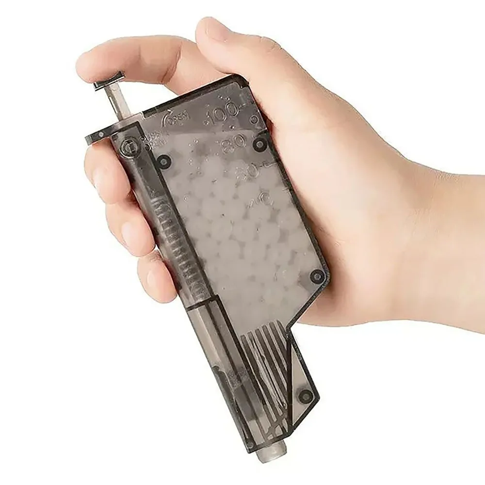 Pro Speed Loader 7mm Airsoft Quick Loader 100rd Translucency Magazine for P1 PLS  Hand Magazines Soft Bullet Games