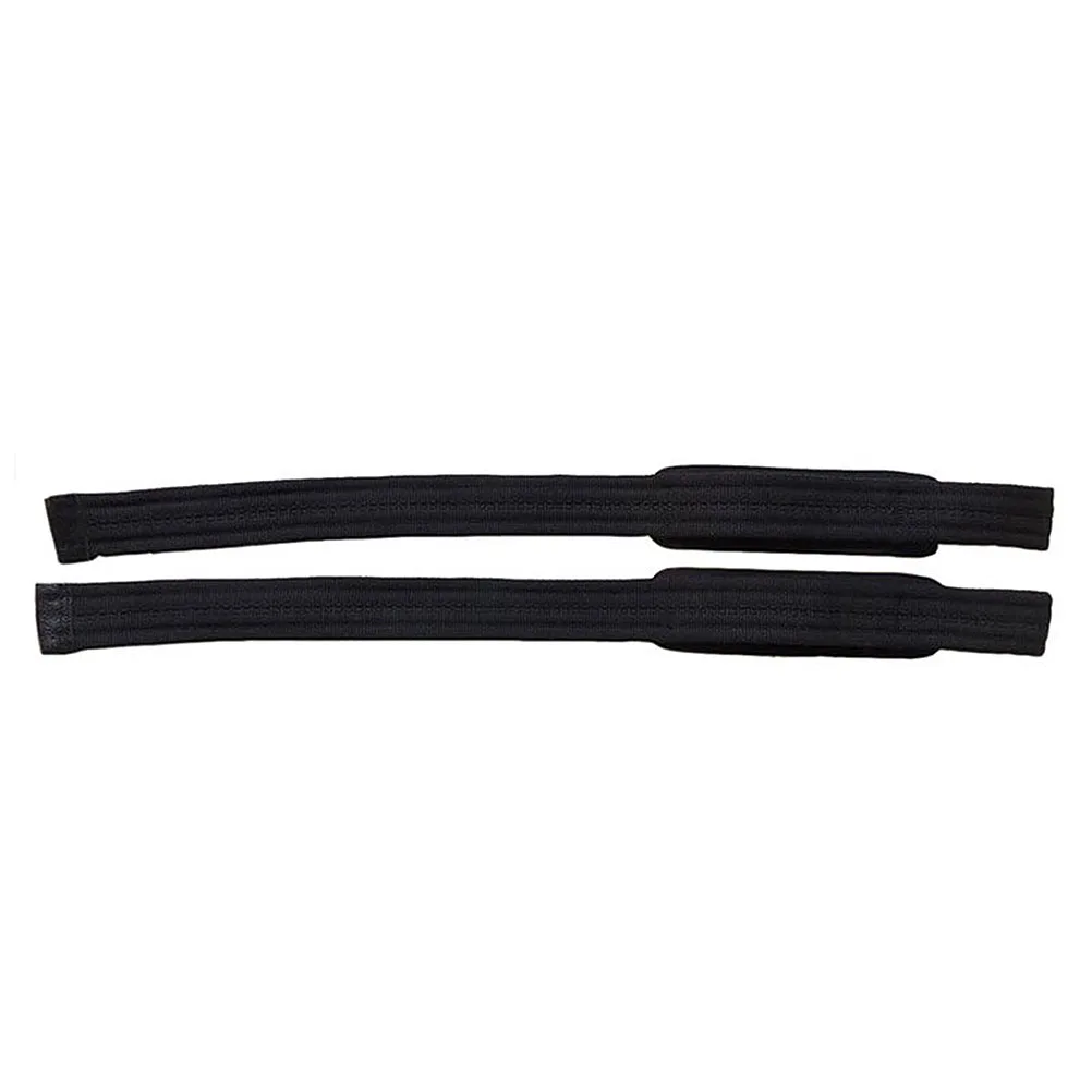 

1 Pair Grip Straps Black Cotton Padded Non-Slip Weight Lifting Support For Gym Bodybuilding Dumbbell Workout Training Equipment
