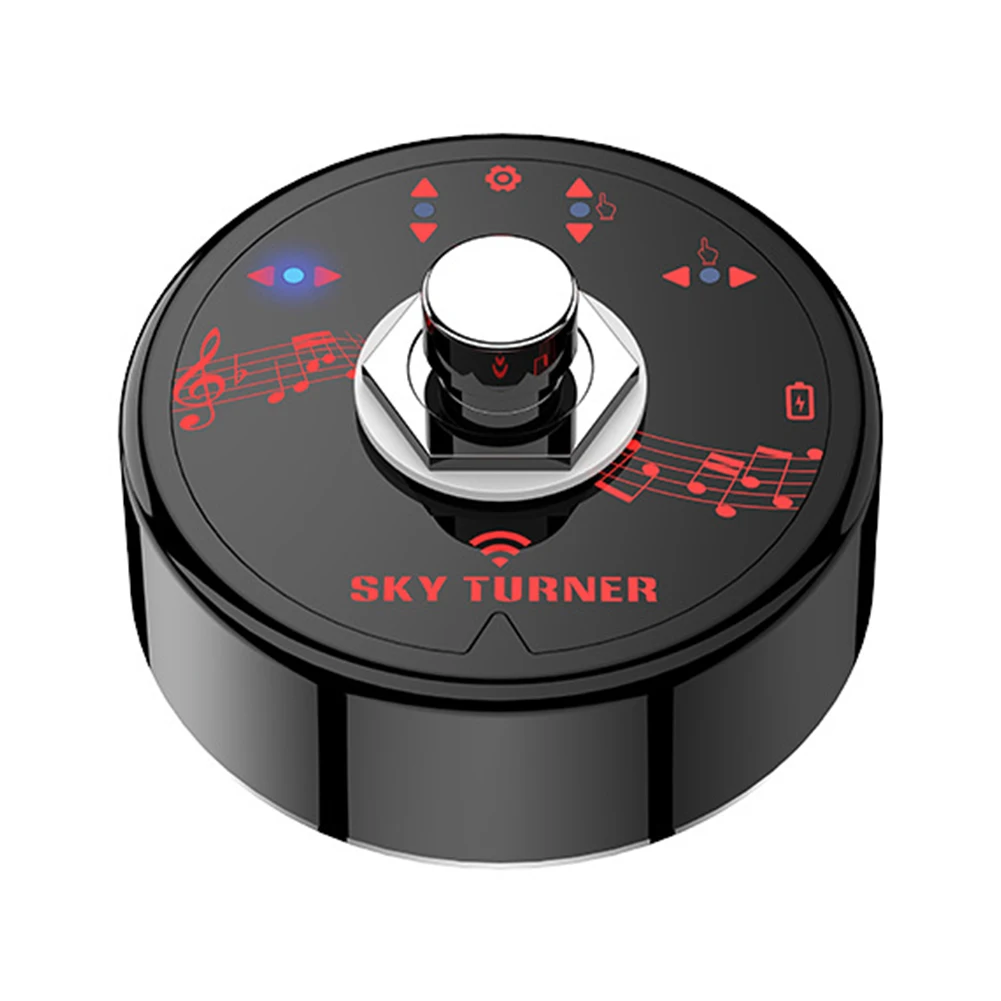 Reading Page Turning Pedal Bluetooth-Compatible Wireless Music Sheet Turner Multifunctional for Electronic Music Scores E-books