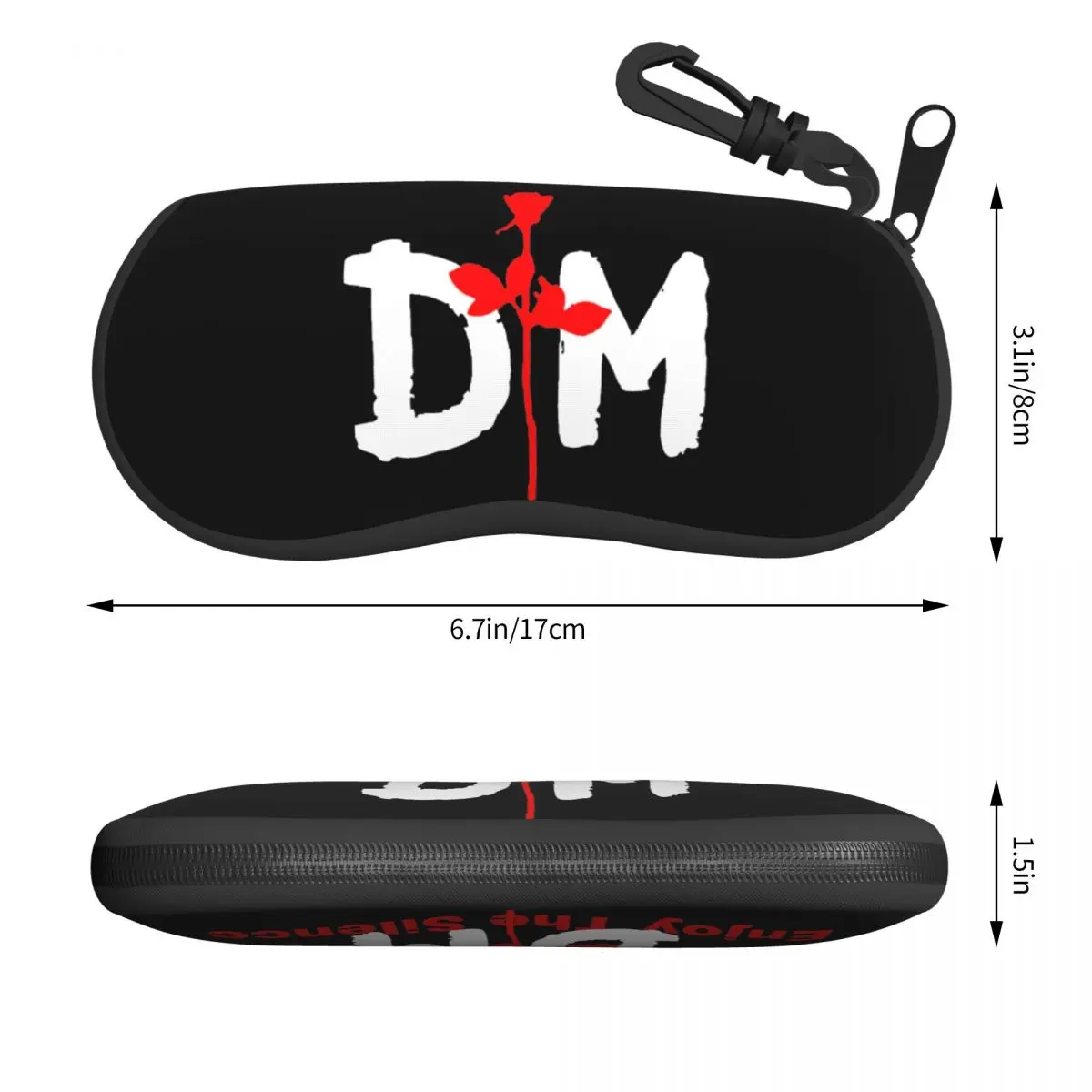 Depeche Cool Mode Glasses Case Lightweight DM Band Dave Gahan Martin Gore Glasses Storage Box Gift Eyeglasses Box