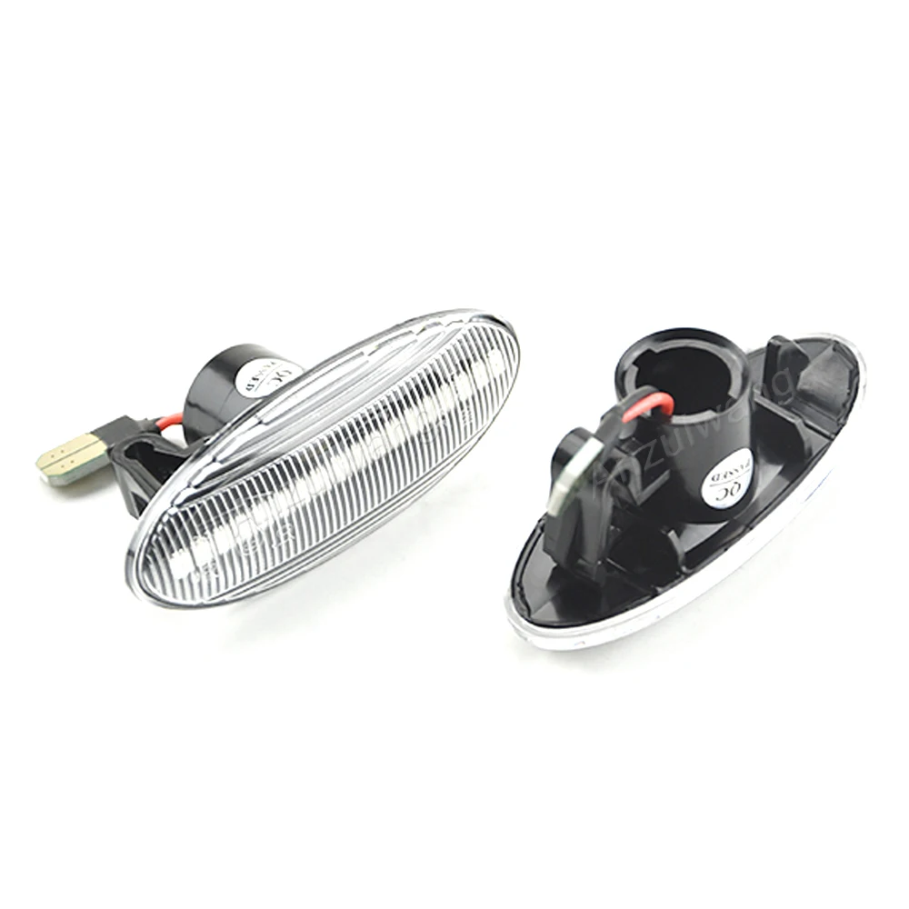 1pair High quality Dynamic LED Side Marker Turn Signal Lights lamp For SMART FORFOUR Renault KOLEOS Nissan X-Trail QASHQAI NP300