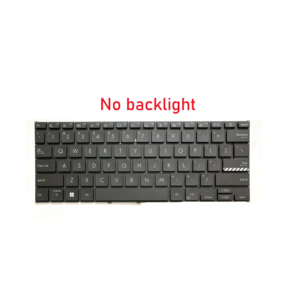 Imagem -03 - Xin-teclado para Notebook Russo-eua para Asus Vivobook 14 X1402 X1402z X1402za X1403za M1402 D1402 F1402 M1403 sem Retroiluminação