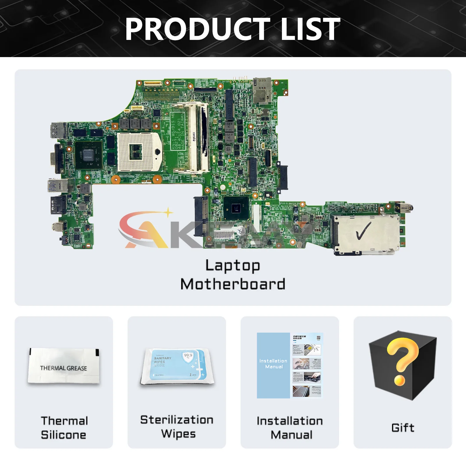 Motherboard Laptop 08271-2 untuk Lenovo Thinkpad W510 63Y1896 63Y1551 63Y2022 Mainboard 75Y4115 48.4CU14.0 QM57 N10P-GL-A3