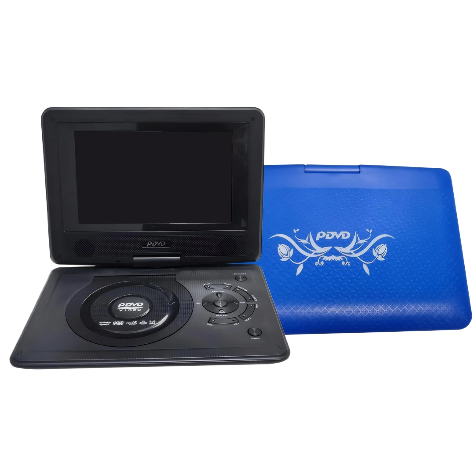 ABS Car DVD Player 9 Inches Built-in Stereo Speakers TV Function Support Games And FM Radio MMC Card red EU