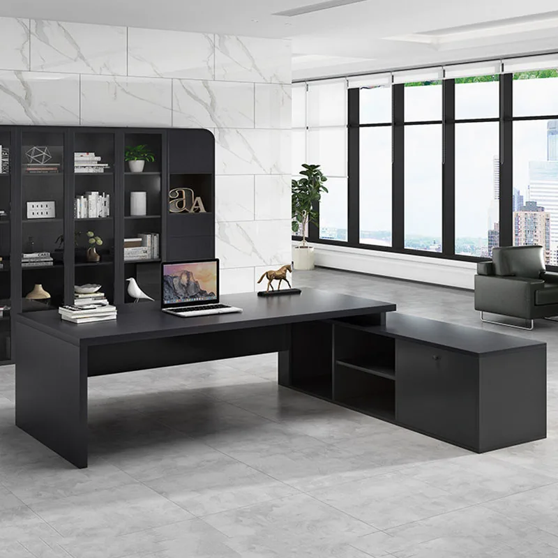

Space Saving Design Office Desk Creative Chinese Style Fashion Interior Office Desk Luxury Mesas Escritorio Postmodern Furniture