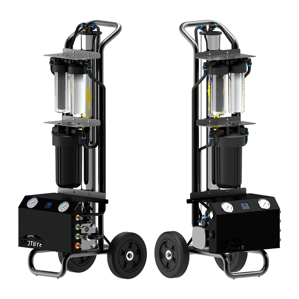 

Portable Water System Solar Panel Cleaning Car Wash Water Filtering System with Pump