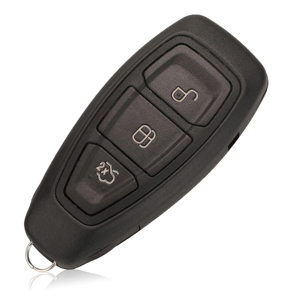 jinyuqin 3 Buttons Remote Smart Key Case for Ford Focus C-Max Mondeo Kuga Fiesta Focus Titanium FOB Keys Shell Replacement