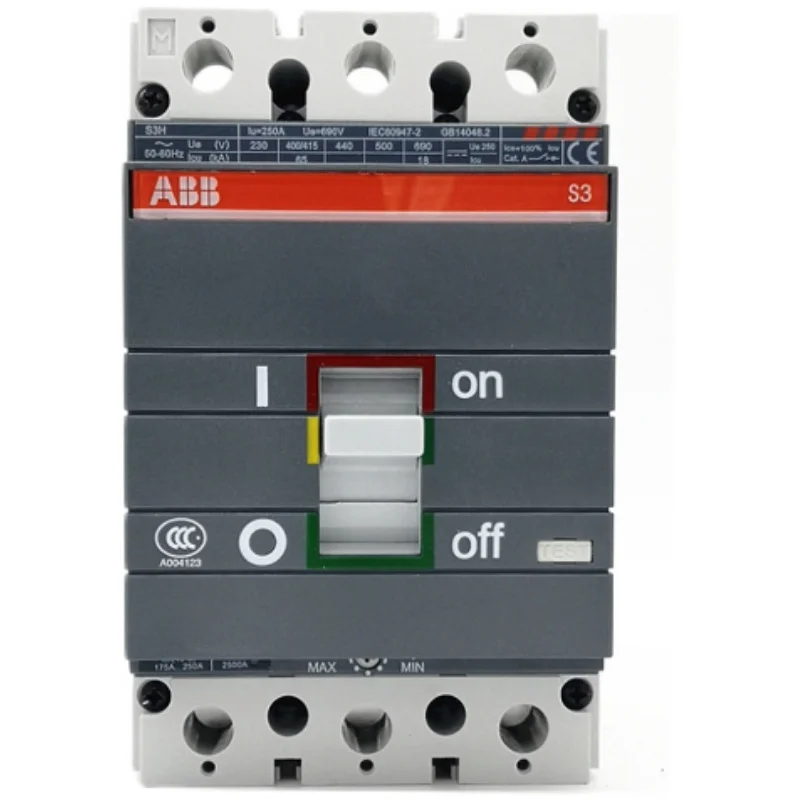 

ABB Molded Case Circuit Breaker SACE S3N 3P 25A32A40A50A63A80A100A125A160A200A Air Switch