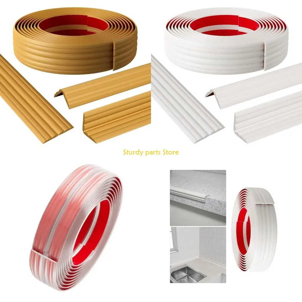 97QC TPE ركن صب 6mx20mm لاصق واقي للحواف مصد أمان لتعزيز السلامة والنظافة في مساحات المعيشة #1