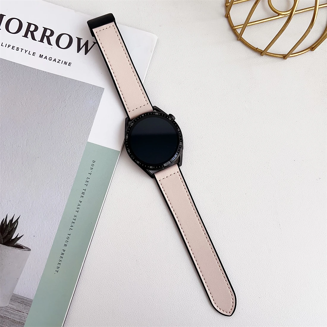 Siliconen bandjes voor Samsung Galaxy Watch 4 5 6 7 40/44 mm Magnetische gesp voor Galaxy Watch 4/6 Classic 47 mm 42 46 mm Lederen banden