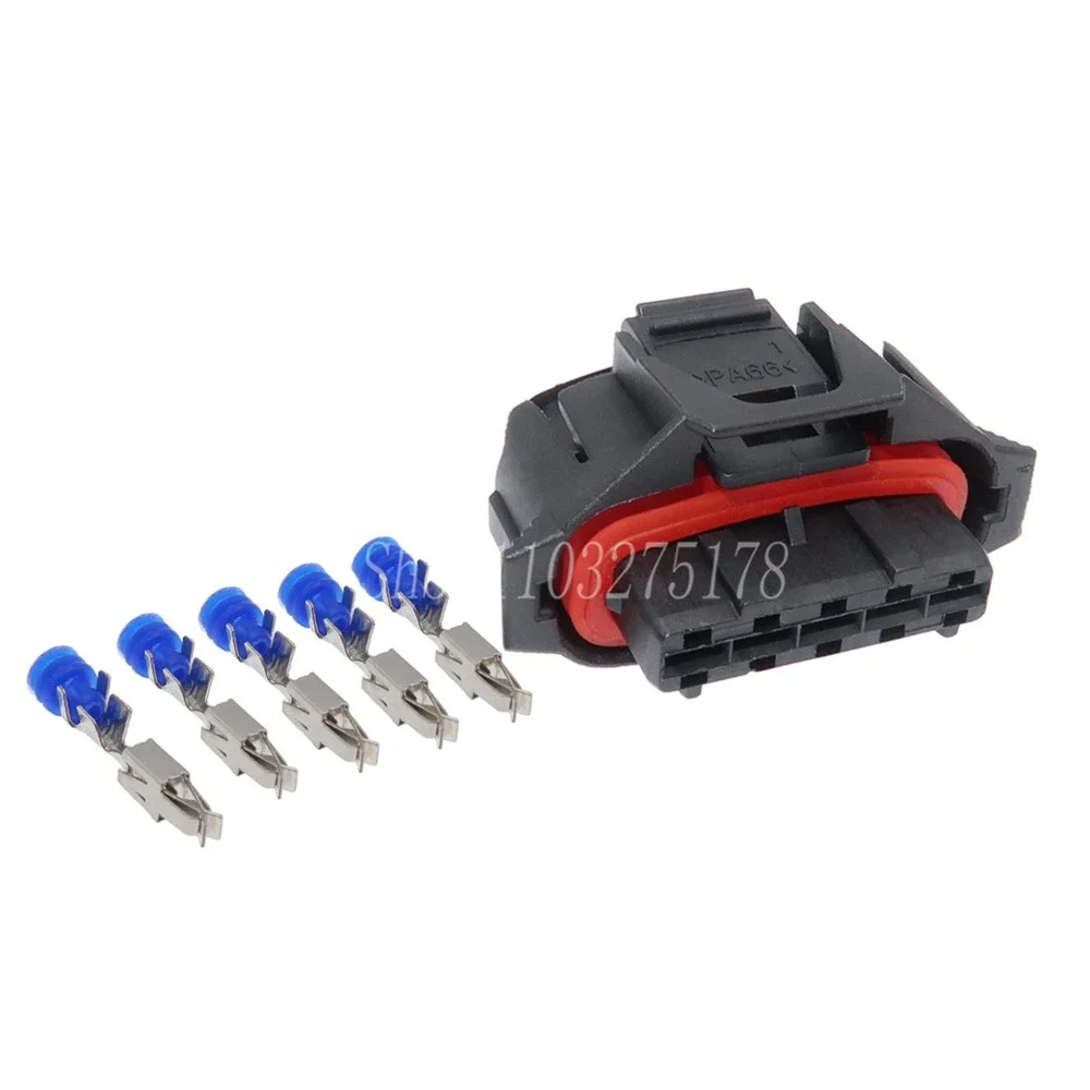 1 Set 5 Pin Nozzle Socket Car Electrical Cable Harness Connector for VW BMW Audi