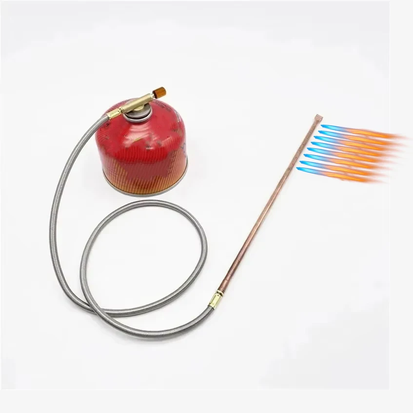 Pandatour 30/40CM Gasadapter-Verlängerungsschlauch Feueranzünder Sprühpistole Camping Feuerholz Outdoor Grill Holzkohle – Detail 9