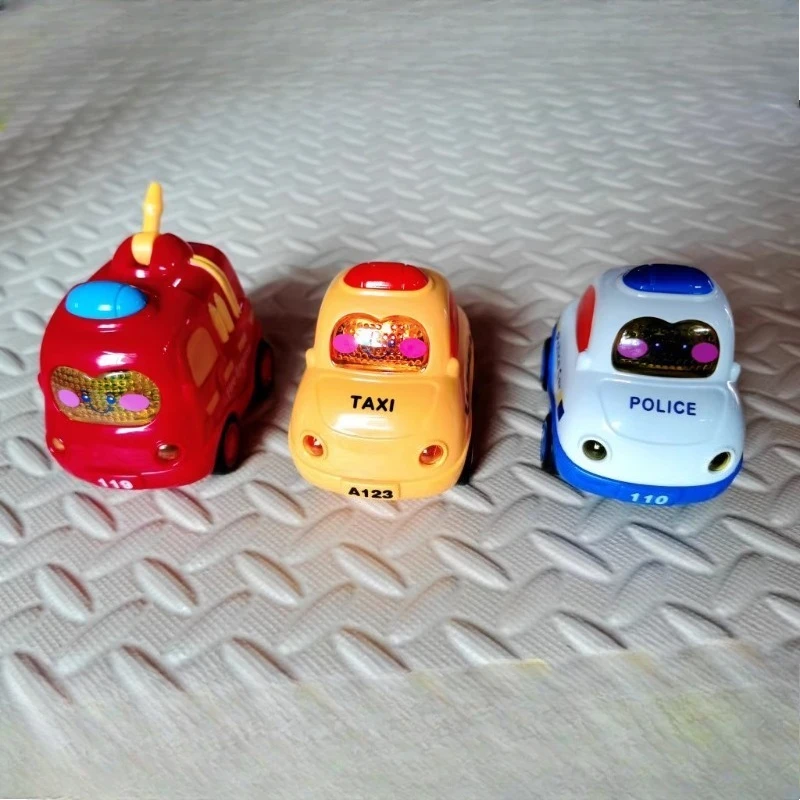 Set cognitivo per veicoli 6 mini auto pullback Riconoscimento ColorShape Gioco genitore-figlio Safe EcoMaterial