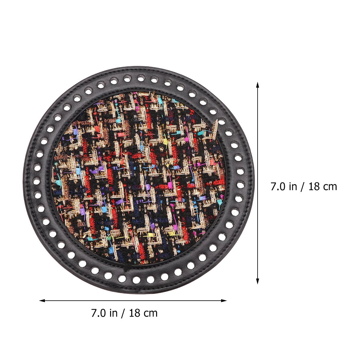 Base inferiore per borsa rotonda da 3 pezzi per la realizzazione di borse Forniture per borse in materiale fai da te Base per all'uncinetto Accessori per borse Forma protettiva