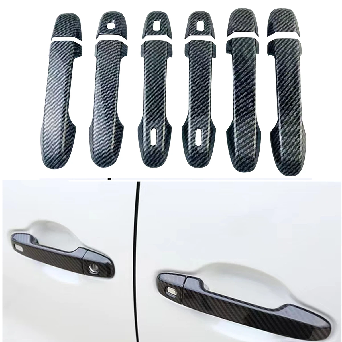 

Chrome Retrofit Car Accessory Door Handle Covers Trim Paste Style For For Toyota Voxy Noah R80 2014 2015 2016 2017 2018