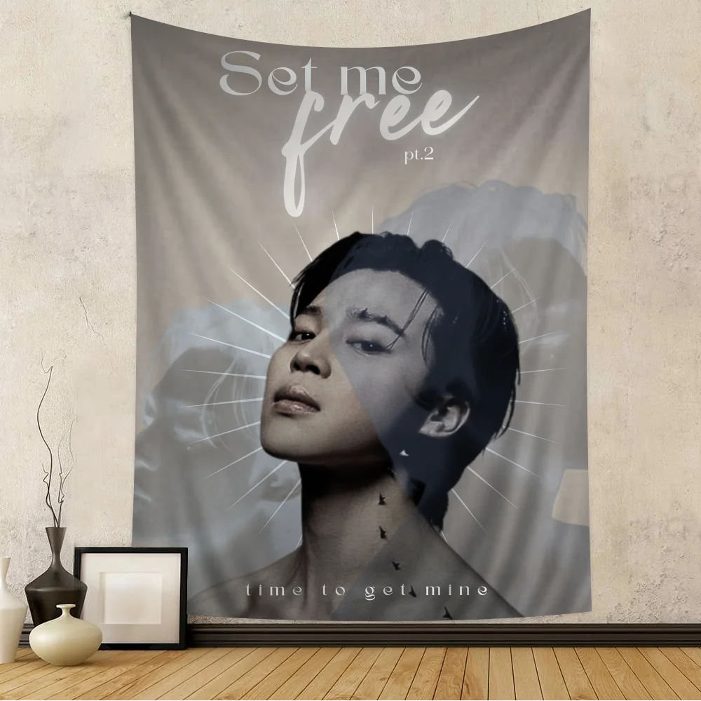 لطيف صبي J-jimins الكرتون نسيج ، غرفة المعيشة ، المنزل ، ديكور النوم ، إنز #6