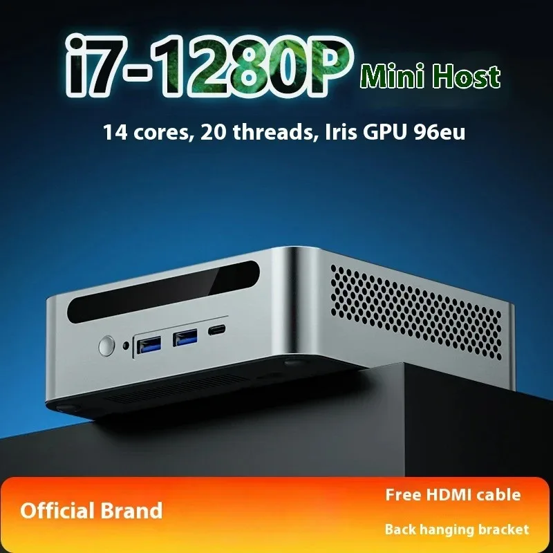 SZBOX Intel Core i7 -1280P /12700H/13700H Mini PC 2*DDR4 2*M.2 SSD Win11 WIFI6 BT5.2 Computer da gioco desktop per ufficio
