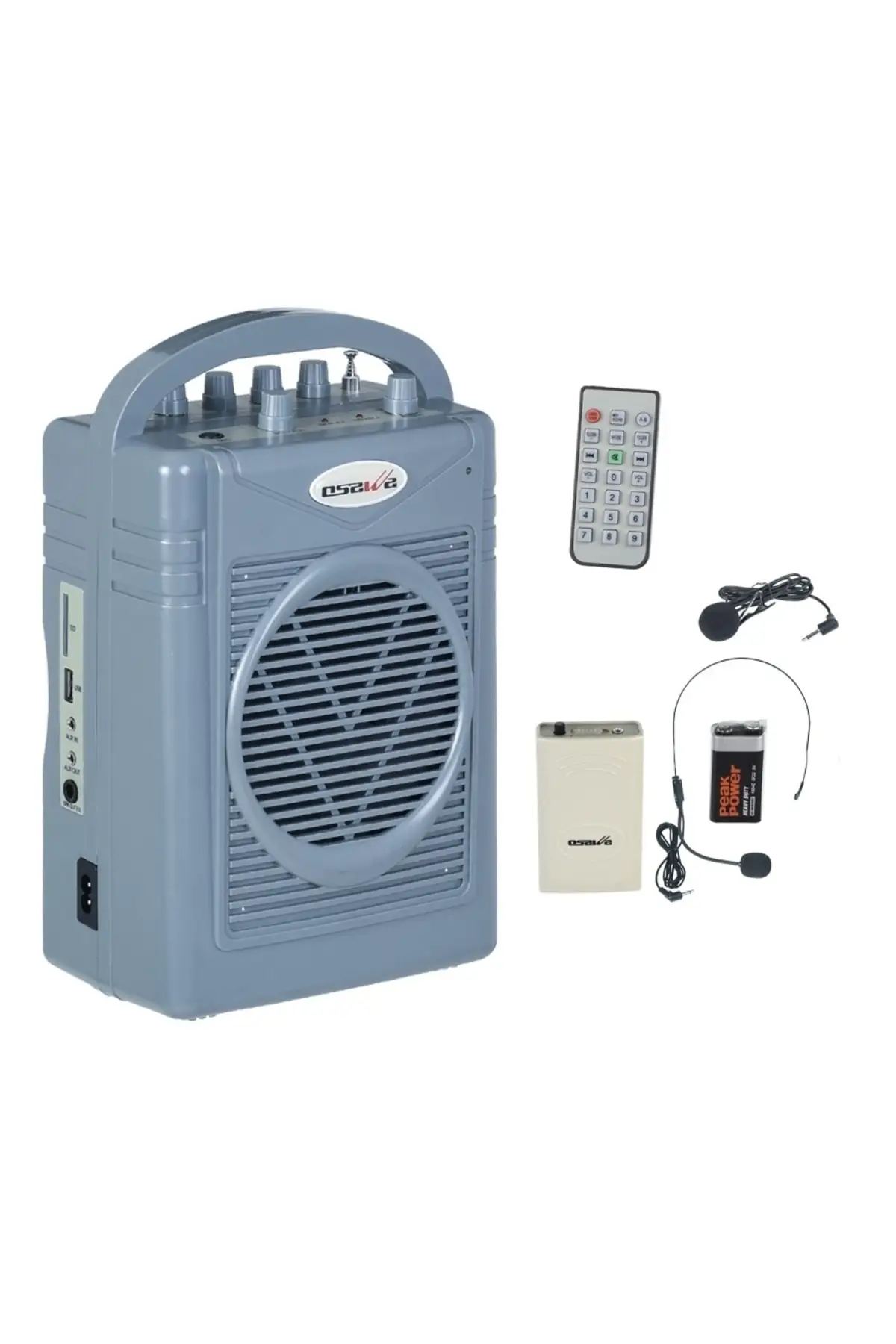 

50w Portable Colar/Head Radio Amplifier with Carrying Bag Osw-8102y