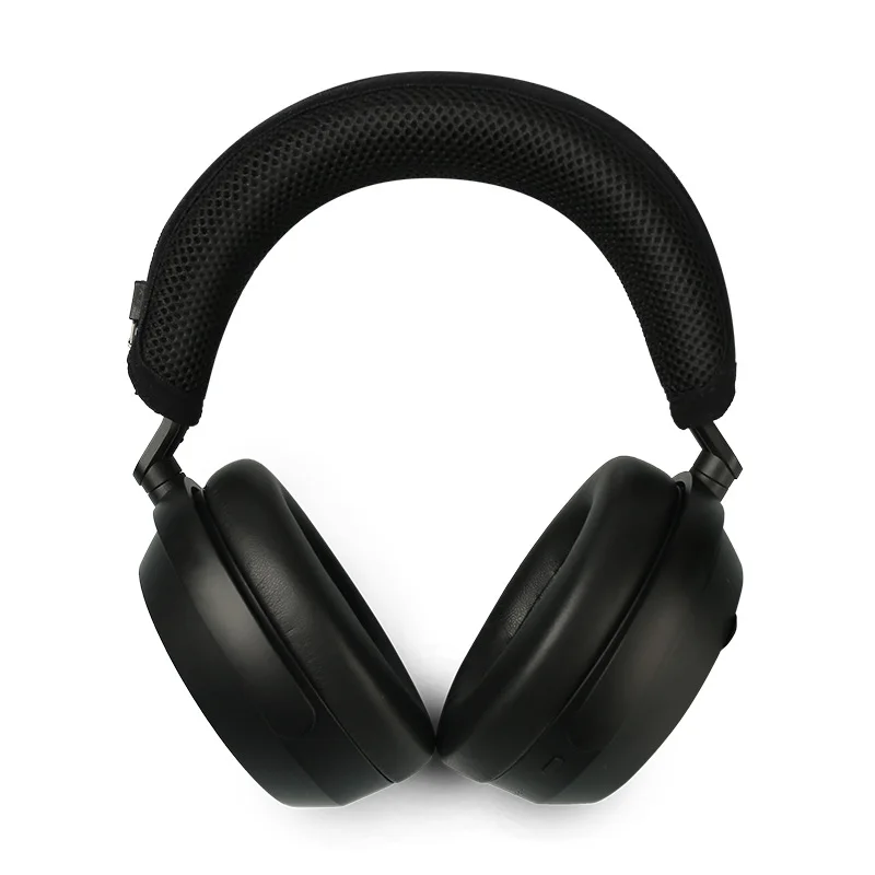 Für Sennheiser Momentum 4 Kopfhörer Ohrhörer Reißverschluss-Strickstoff-Kopfband-Schutzhülle Kopfbügel-Abdeckung Hochwertiges Gefühl – Detail 1