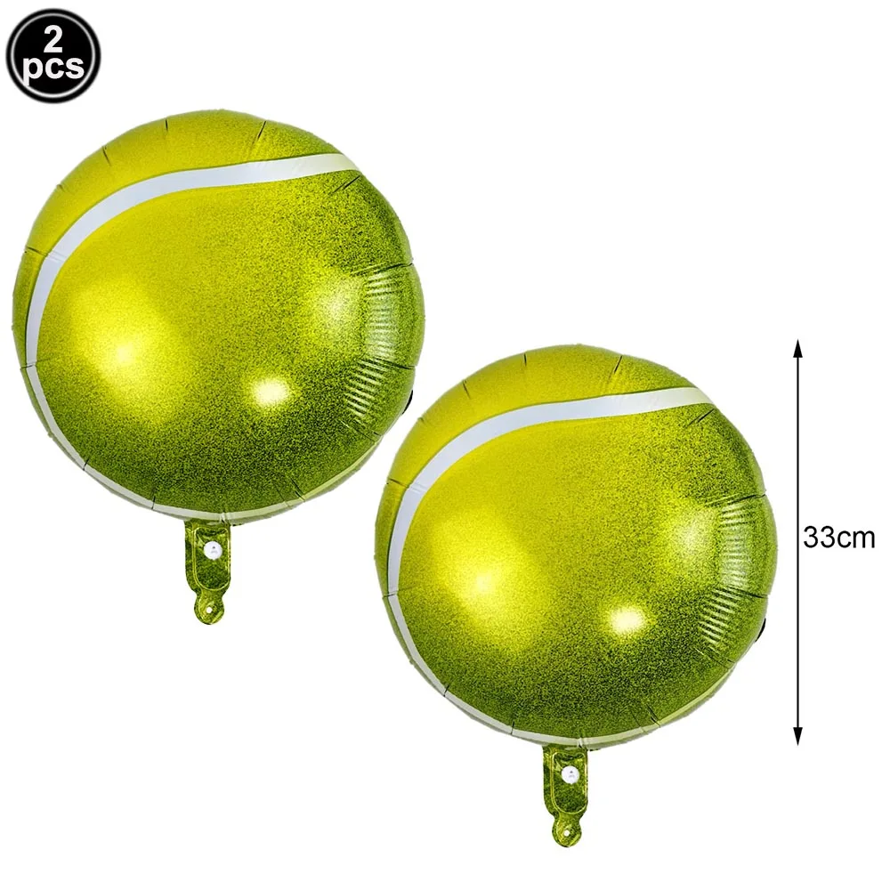 Sport Themen Tennis Geschirr Pappteller Serviette Tennis Ballon Ball Fans Sport Spiele Kinder Männer Mädchen Geburtstag Party Dekoration – Detail 2