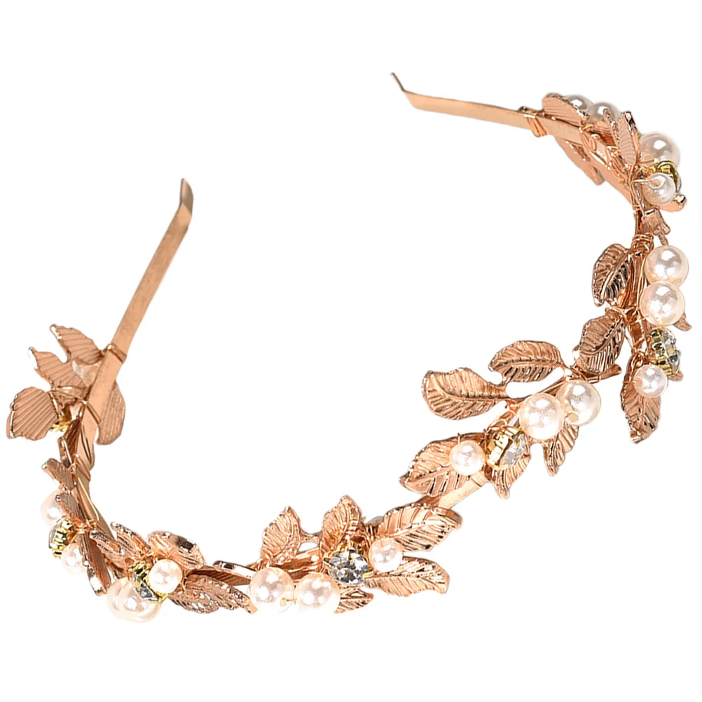 

Golden Headband Bride for Bridesmaids Jeweled Headbands Women Bridal Hair Accessories Rhinestone Crown Headgear