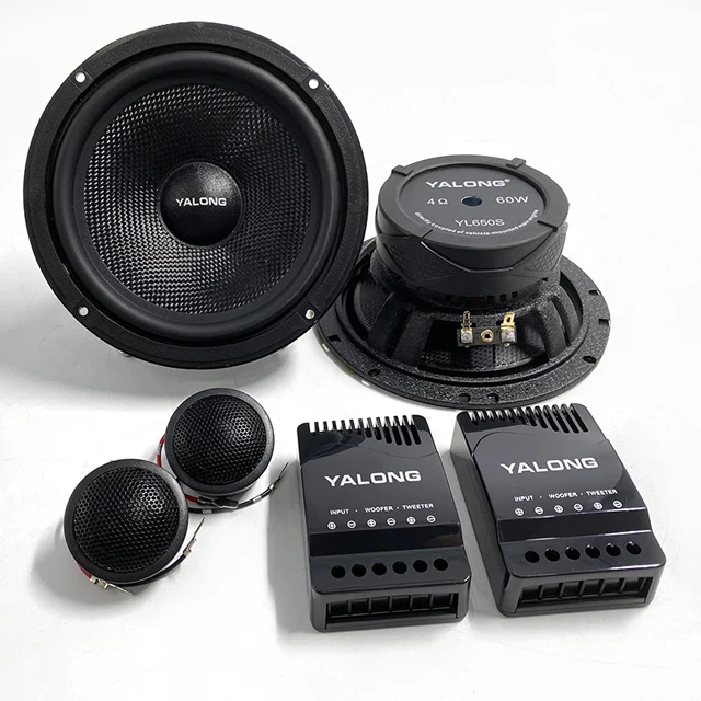 Factory OEM Car Speakers Midrange 2 Way Fullrange Dome Tweeter Car Component Speaker 2-way Car Sound Component Speaker