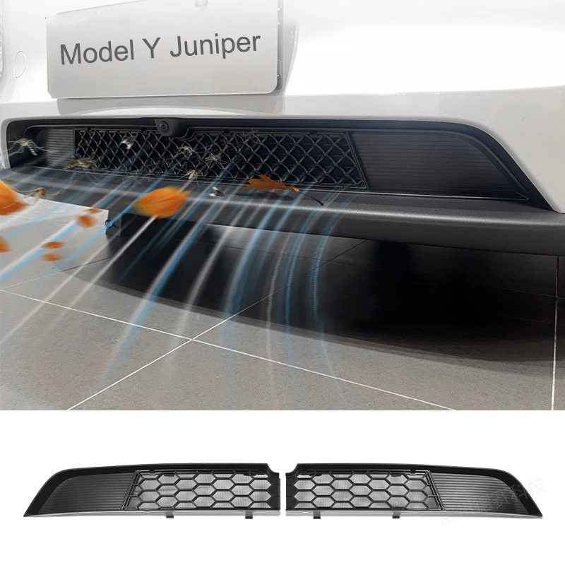 Futhope Split Detachable Insect-proof Net For Tesla Model Y Juniper 2025 Launch Air Conditioning Modified Air Intake Cover