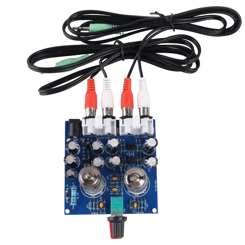 [A92Z!NEW】 High-Fidelity Audio Speaker And Power Amplifier Board Kits 6J1 Tube DIY Preamplifier For Soldering& Assembly