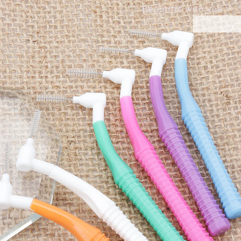 10 Uds Mini cepillo de pestañas en forma de L, cepillos de extensión de pestañas para limpieza de pestañas, varillas de rímel, aplicador, cepillo de labios, herramienta de maquillaje