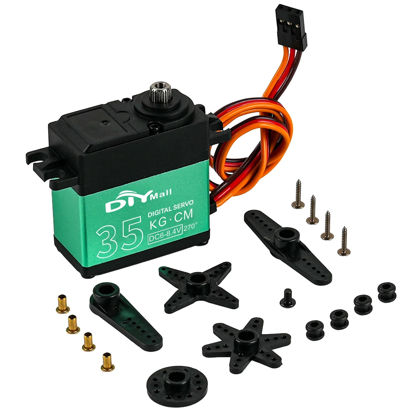 Servomoteur numérique TD-8825MG, 25KG, moteur à balais de carbone, 180/270/360 degrés, RC, jouets de bricolage, pièces électriques pour modèle d'avion de voiture Robot