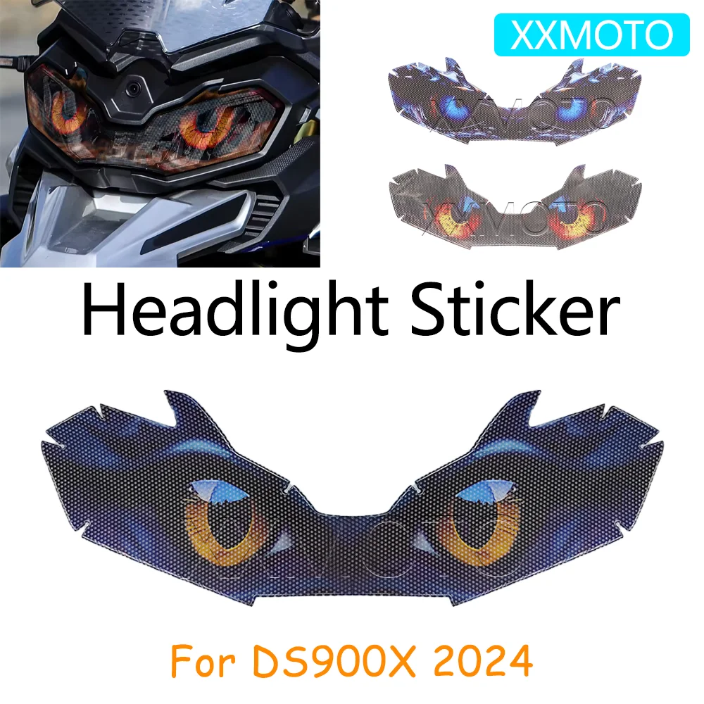 

For Voge DS900X DS 900X DS900 X 2024 Motorcycle Headlight Sticker Head Light Protection Decal Decoration DS900X Headlamp Sticker